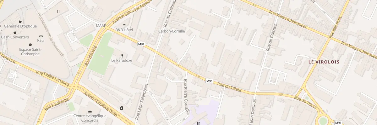 Plan du 23 Rue du Tilleul à Tourcoing