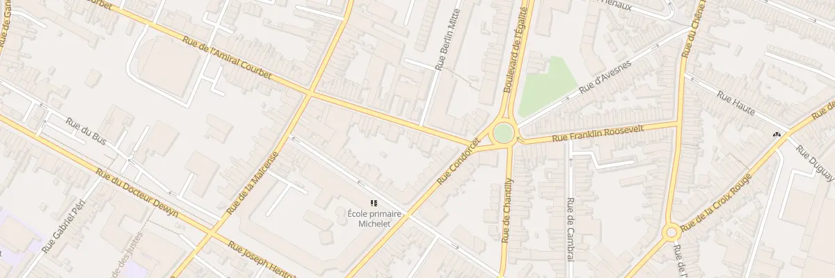 Plan du 28 Rue Franklin Roosevelt à Tourcoing