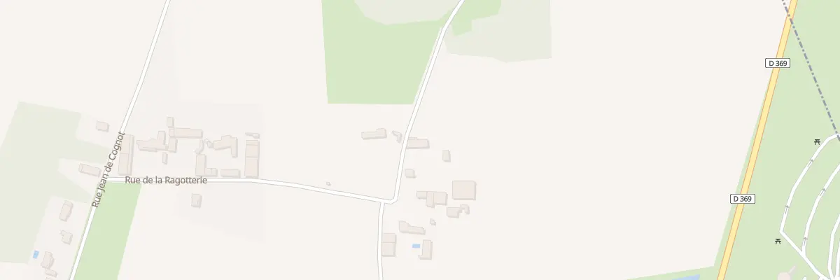 Plan du 34 Rue de la Ragotterie à Fouchères