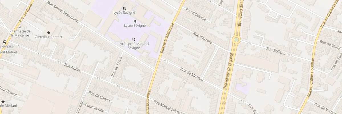 Plan du 5 Rue de Moscou à Tourcoing