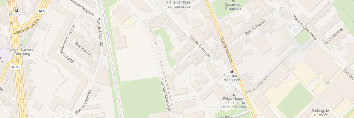 Plan du 12 Rue Stephenson à Tourcoing