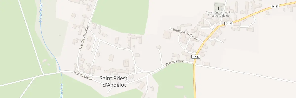 Plan du 10 Rue du Lavoir à Saint-Priest-d’Andelot