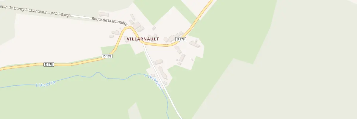 Plan du 14 Rte des Champs Vaudrey à Sainte-Colombe-des-Bois