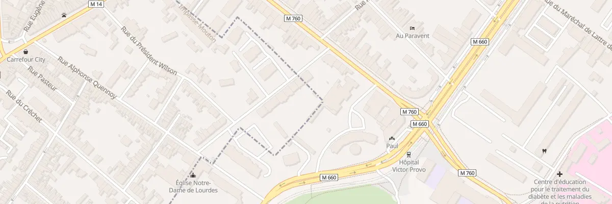Plan du 14 Rue du Onze Novembre à Croix
