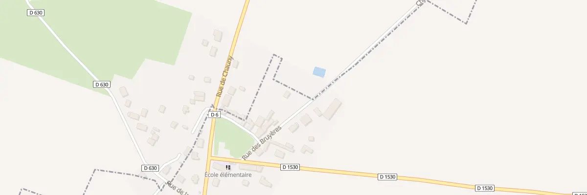Plan du 9001 Rue des Bruyeres à Besmé