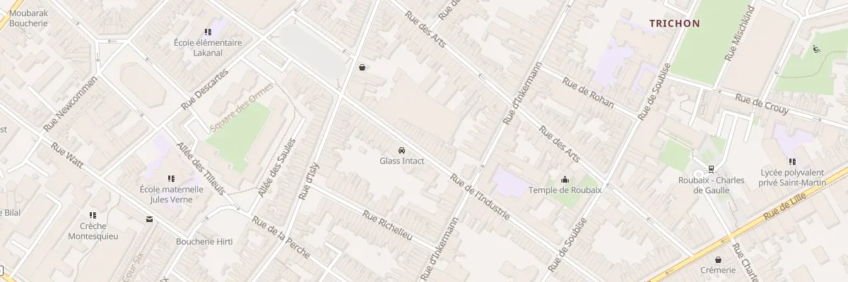 Plan du 56 Rue de l’Industrie à Roubaix
