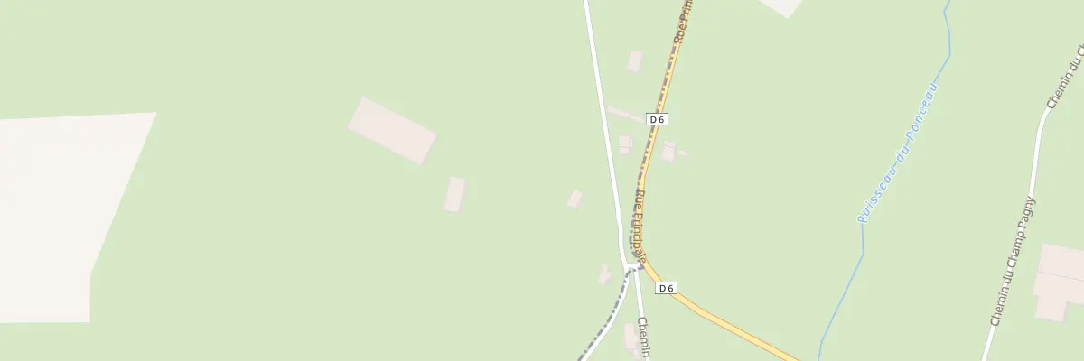 Plan du 74B Le Champ du Fourrier à Quierzy