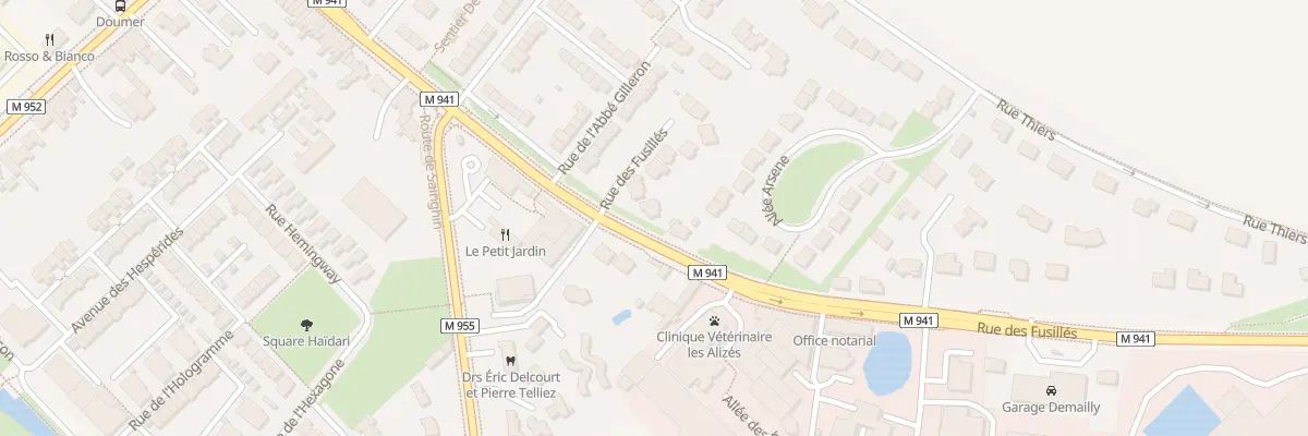 Plan du 307 Rue des Fusillés à Villeneuve-d’Ascq