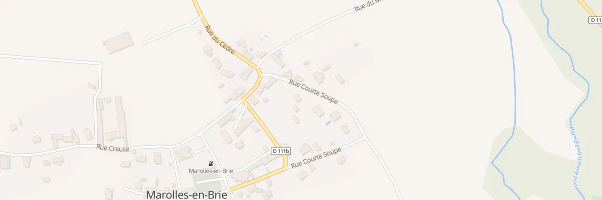 Plan du 2 Rue Courtesoupe à Marolles-en-Brie