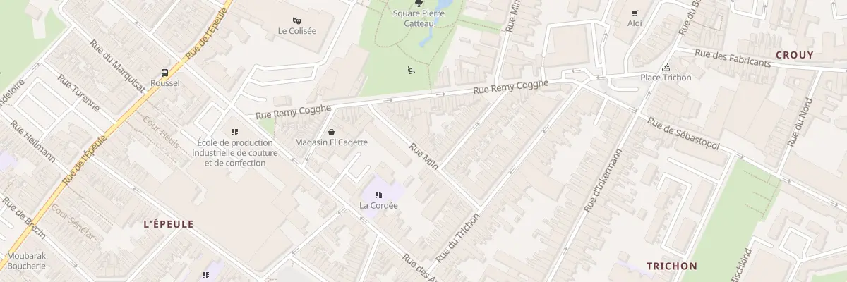 Plan du 28 Rue Miln à Roubaix