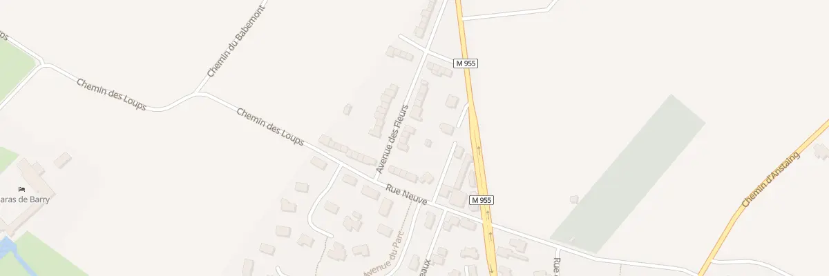 Plan du 6 Rue des Fleurs à Sainghin-en-Mélantois