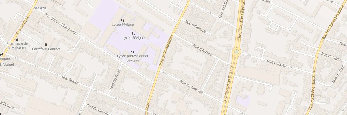 Plan du 154 Rue de la Malcense à Tourcoing