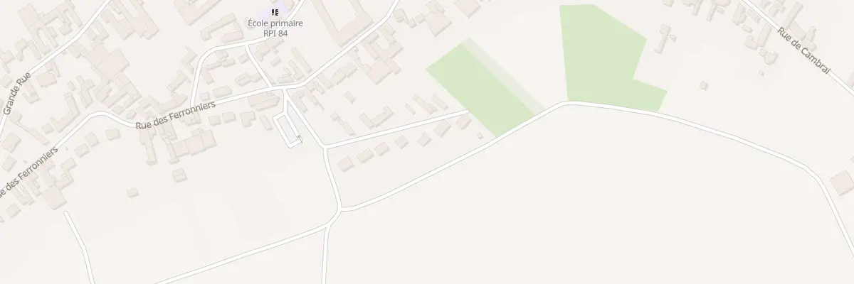 Plan du 8 Vche Vieux Chem de Cambrai à Épinoy