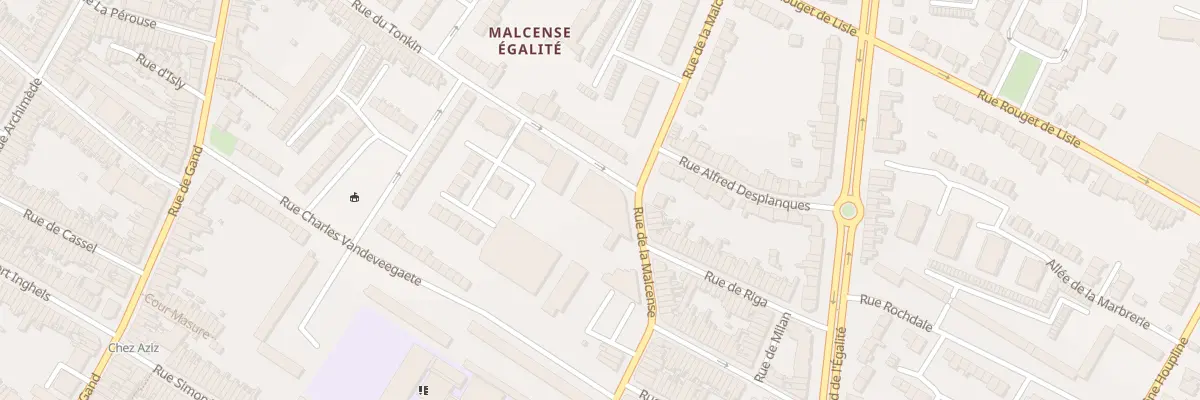 Plan du 2159 Rue de la Malcense à Tourcoing