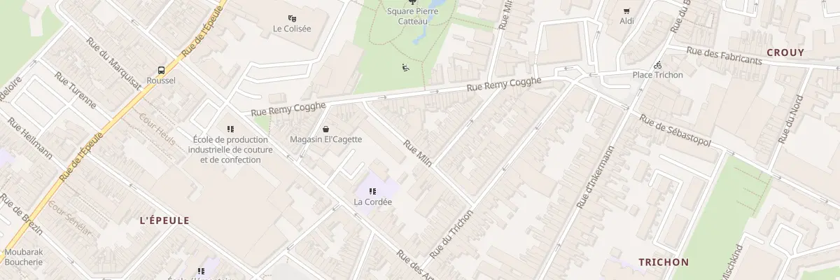 Plan du 26 Rue Miln à Roubaix