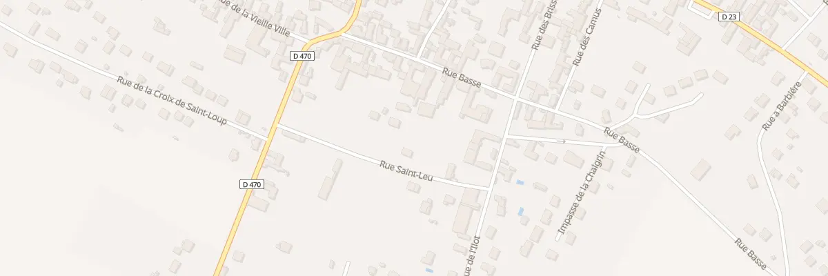 Plan du 14 Rue St Leu à Courlon-sur-Yonne