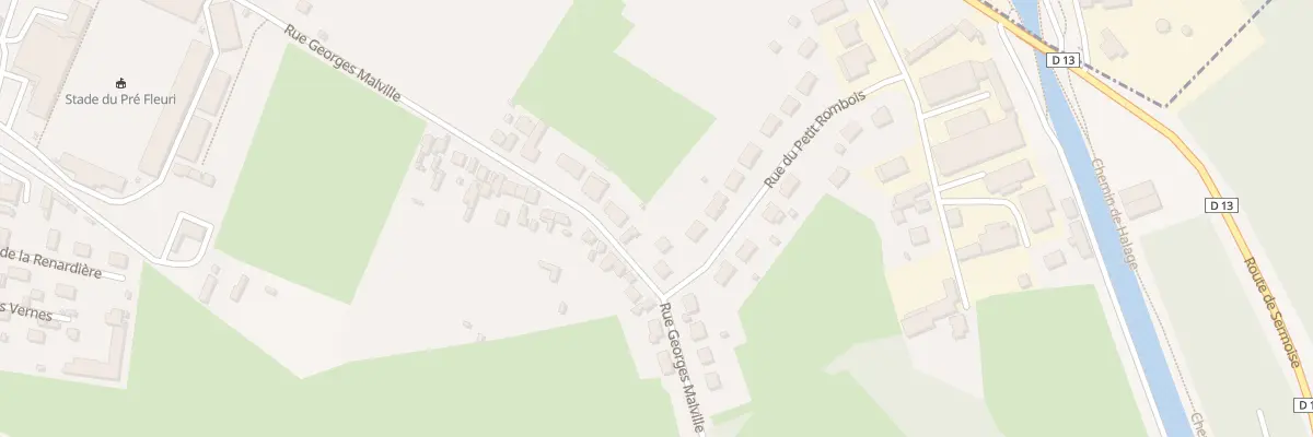 Plan du 15 Rue Georges Malville à Sermoise-sur-Loire