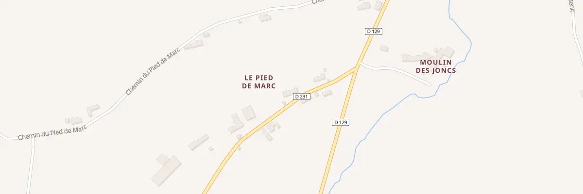 Plan du 12 Le Pied de Marc à Treban