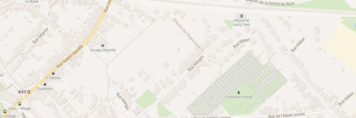 Plan du 41 Rue Mangin à Villeneuve-d’Ascq
