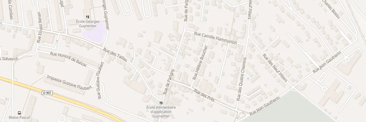 Plan du 63 Rue de Parigny à Nevers