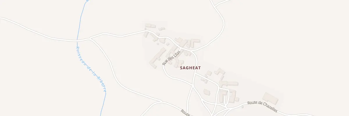 Plan du 5058 Sagheat à Apchat
