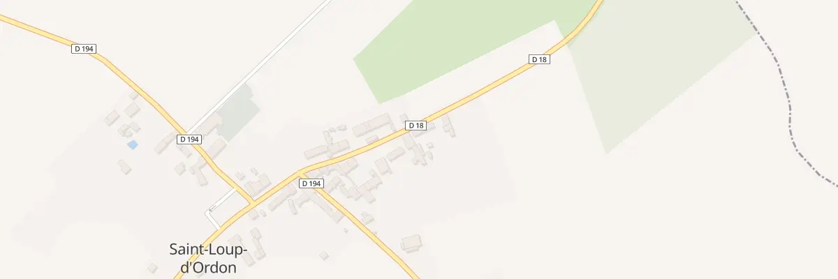 Plan du 18 Le Village à Saint-Loup-d’Ordon