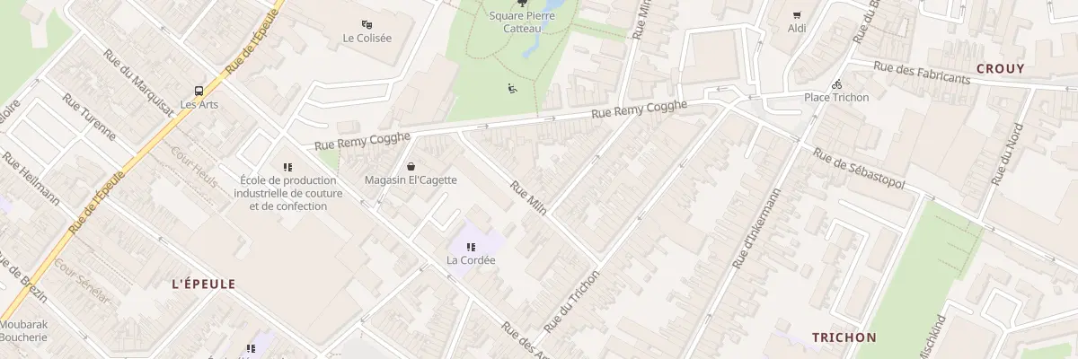Plan du 24 Rue Miln à Roubaix