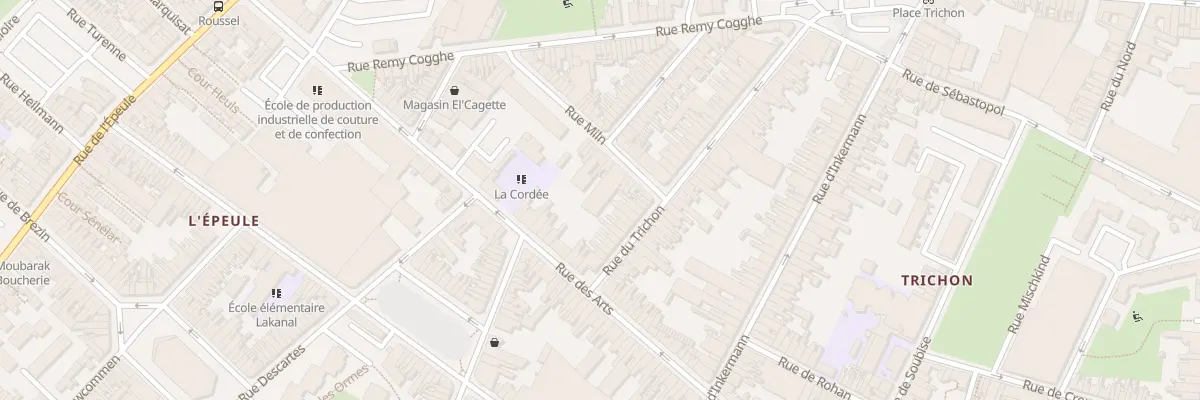Plan du 9 Rue Miln à Roubaix