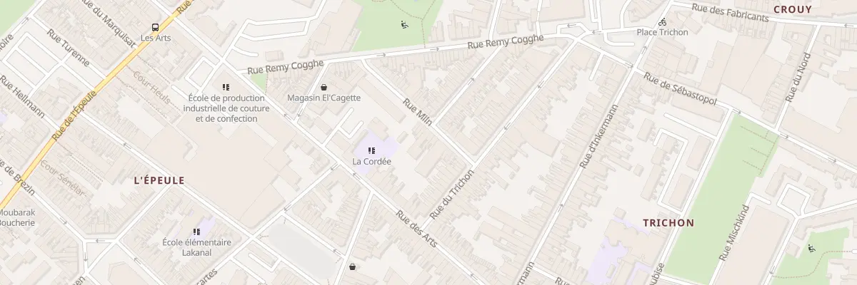 Plan du 15 Rue Miln à Roubaix