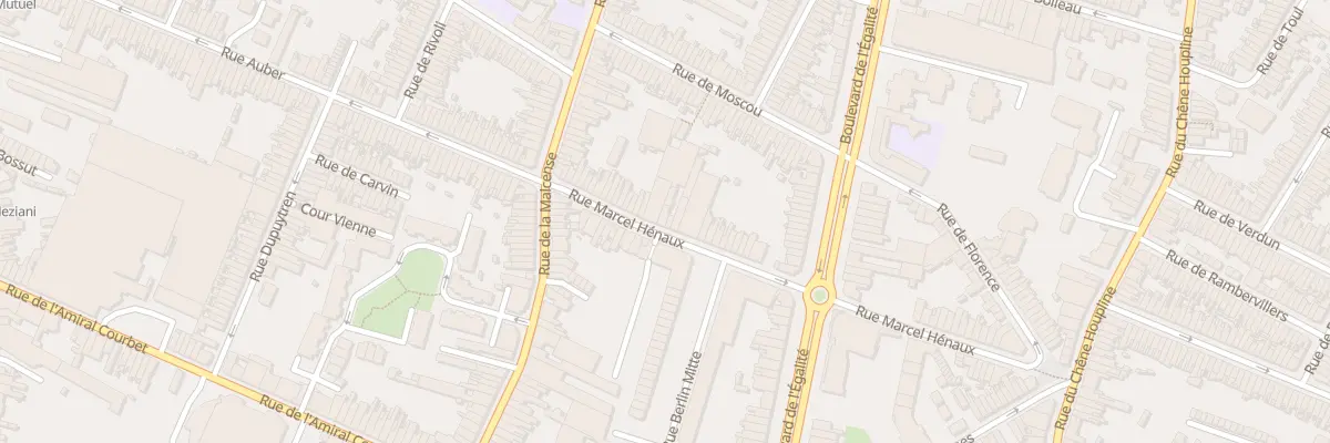 Plan du 33 Rue Marcel Hénaux à Tourcoing