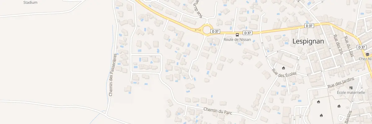 Plan du 7 Imp des Paillargues à Lespignan