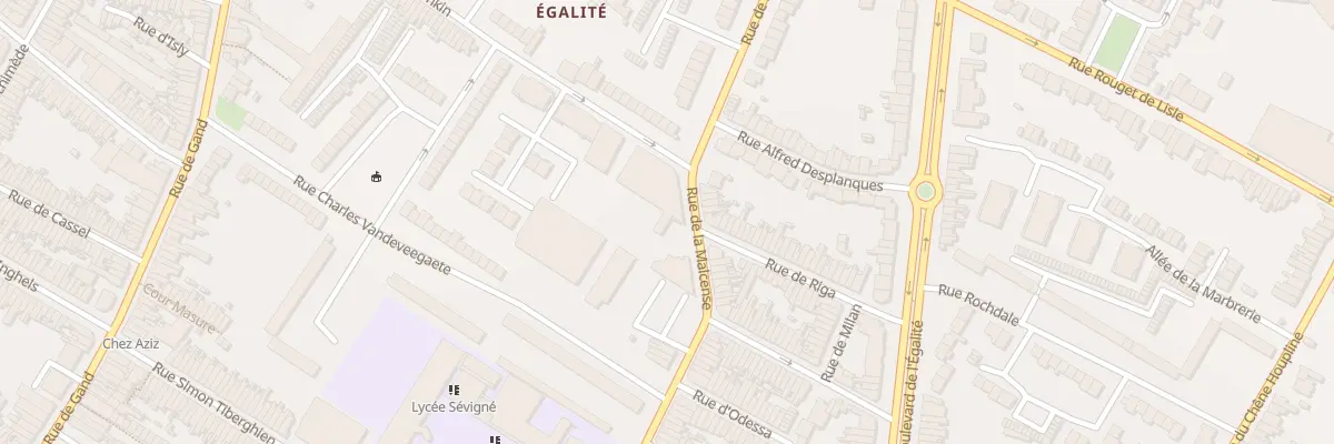 Plan du 215 Rue de la Malcense à Tourcoing