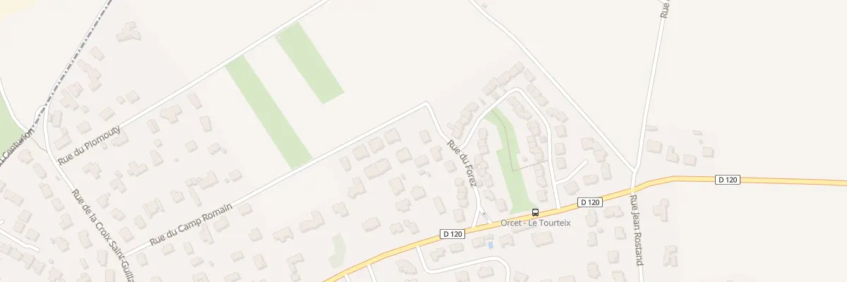 Plan du 15 Rue du Forez à Orcet