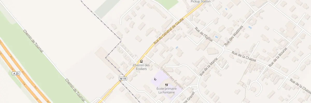 Plan du 122 Rue du Gen de Gaulle à Péronne-en-Mélantois