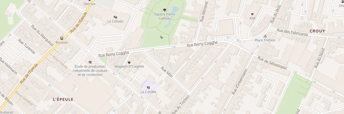 Plan du 49 Rue Rémy Cogghe à Roubaix