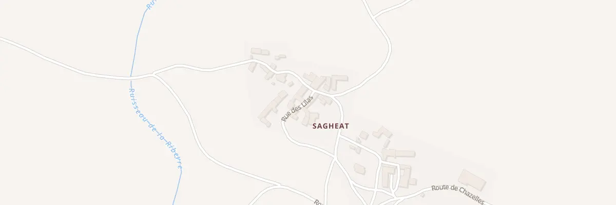 Plan du 5057 Sagheat à Apchat