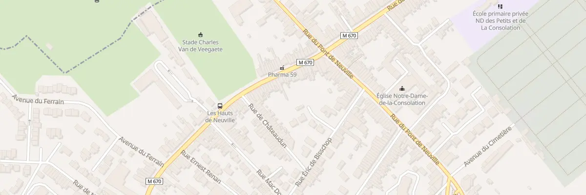 Plan du 584 Rue de Gand à Tourcoing