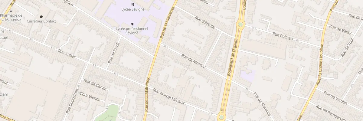 Plan du 24 Rue de Moscou à Tourcoing