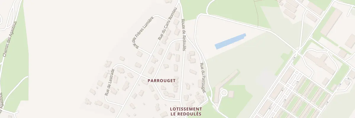Plan du 425 Rte de Redoulès à La Cavalerie