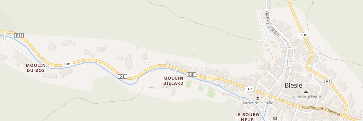Plan du 5168 Rue de la Bonale à Blesle
