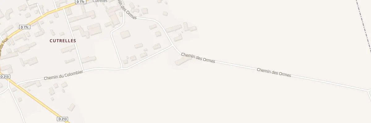 Plan du 2 Che des Ormes à Vimpelles
