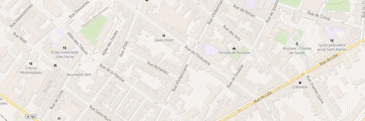 Plan du 104 Rue D’Inkermann à Roubaix