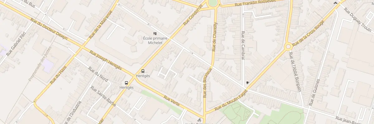 Plan du 58 Rue Pasteur à Tourcoing