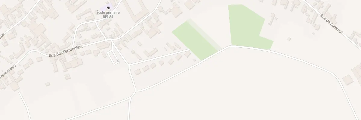 Plan du 7 Vche Vieux Chem de Cambrai à Épinoy