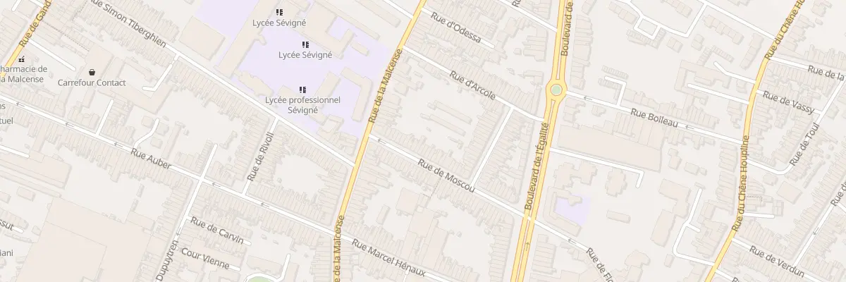 Plan du 19 Rue de Moscou à Tourcoing