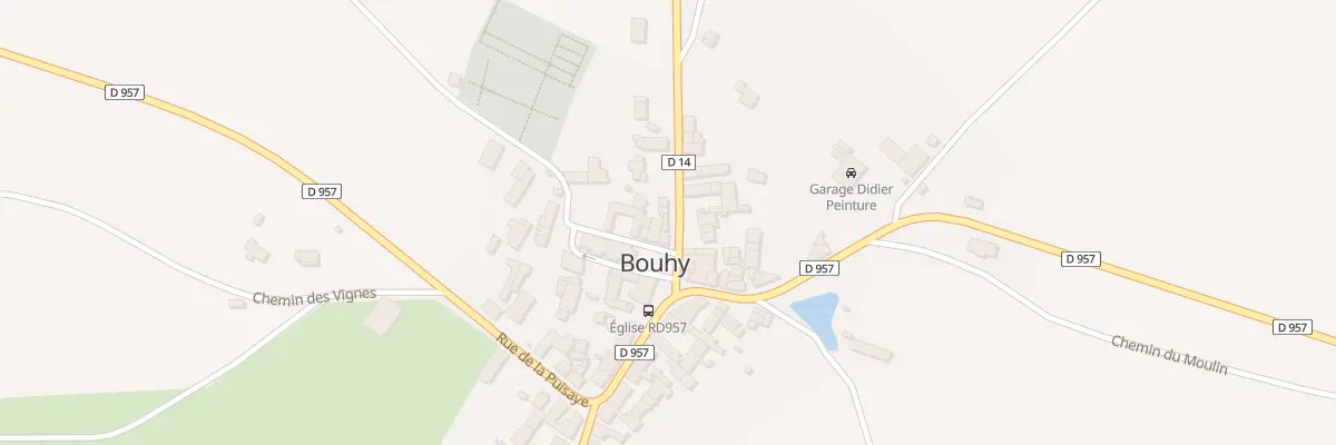 Plan du 1 Rue du Crot Barbet à Bouhy