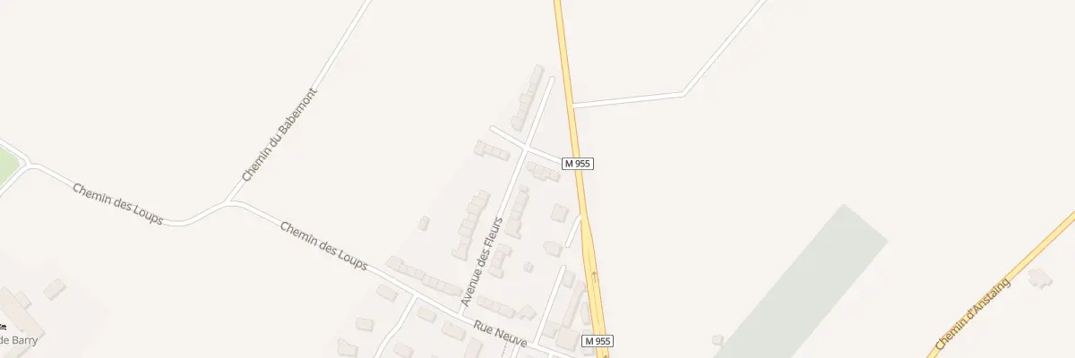 Plan du 20 Rue des Fleurs à Sainghin-en-Mélantois