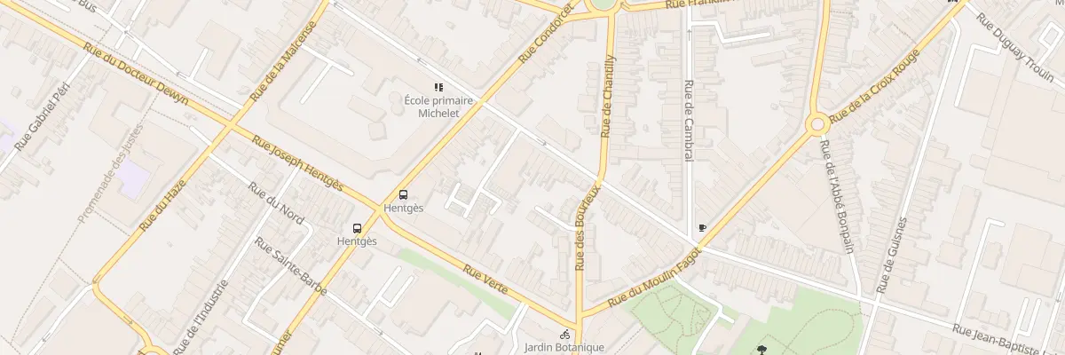 Plan du 60 Rue Pasteur à Tourcoing