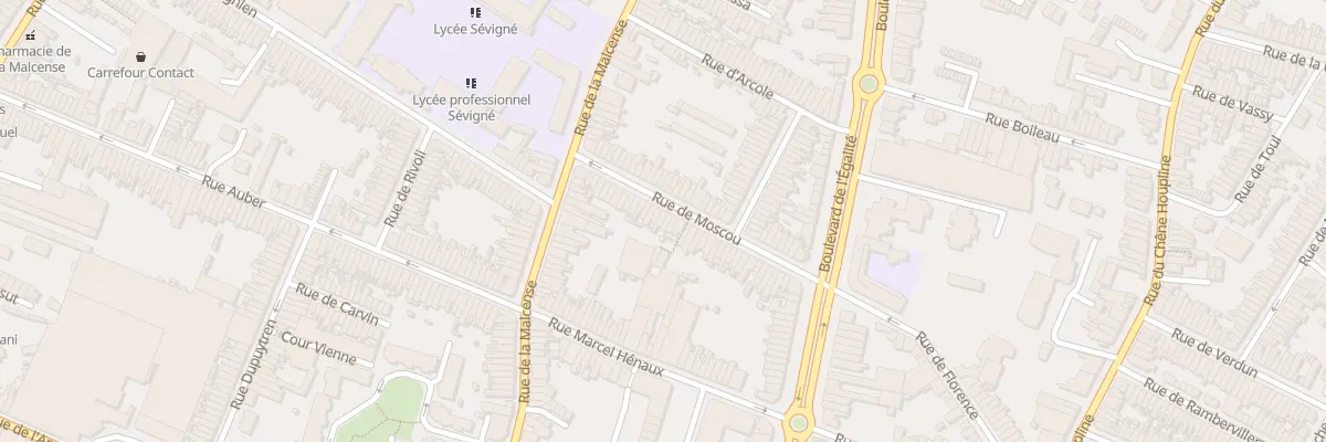 Plan du 28 Rue de Moscou à Tourcoing