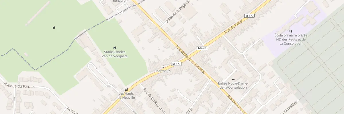 Plan du 627 Rue de Gand à Tourcoing